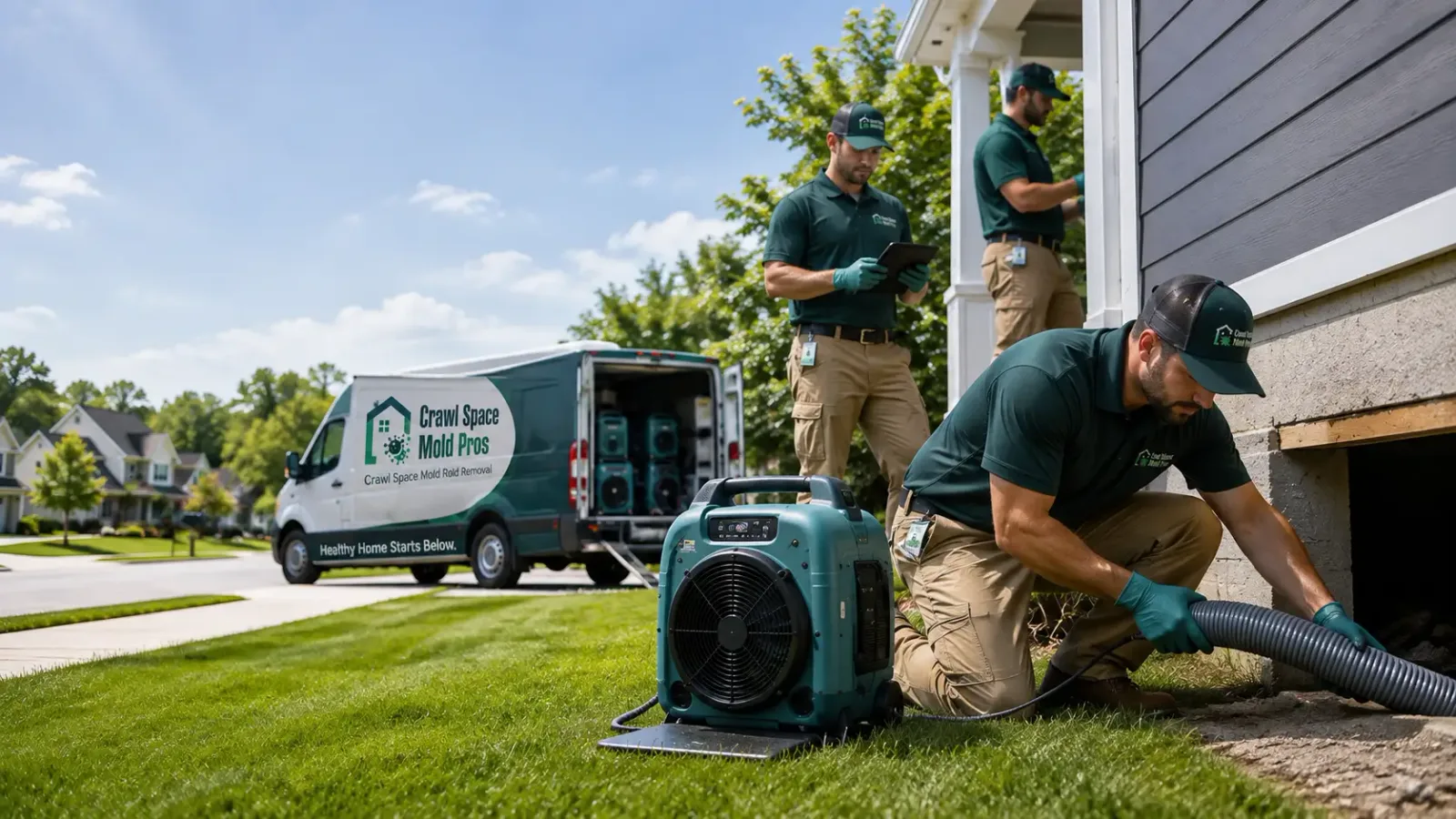 Crawl Space Mold Removal in Oakboro, NC